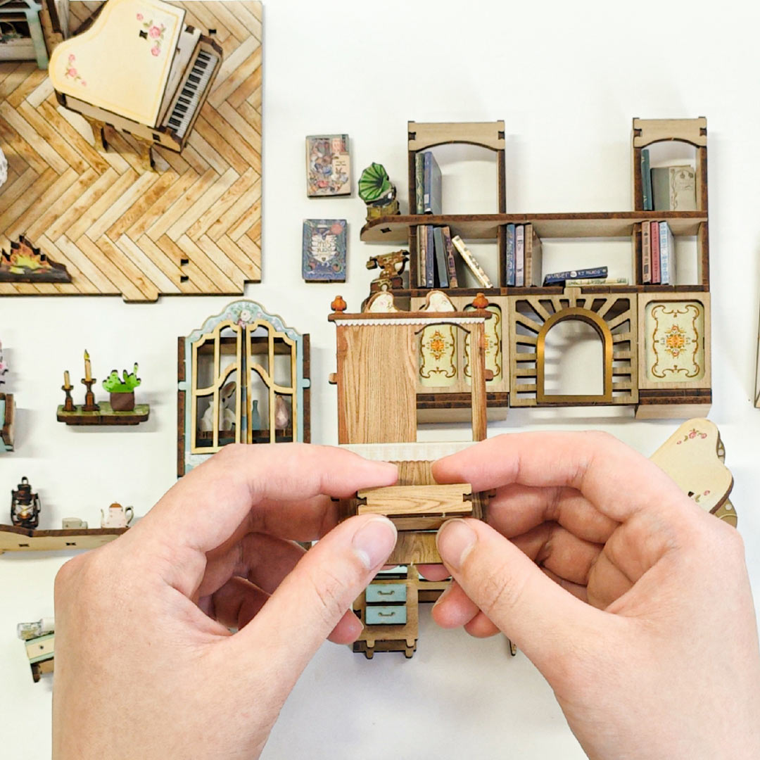 Countryside Diary Wooden Puzzle Book Nook