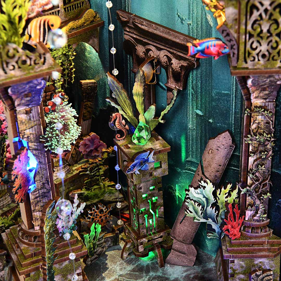 Lost City of Atlantis DIY Book Nook Kit