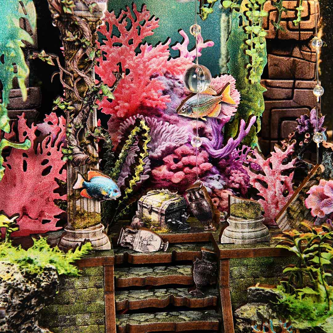 Lost City of Atlantis DIY Book Nook Kit