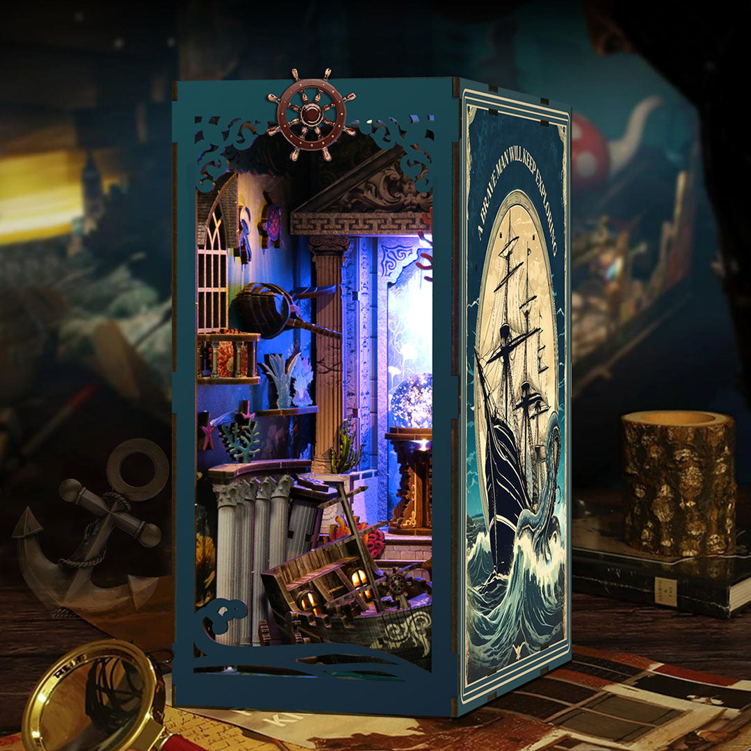 Riddle On The Seabed DIY Wooden Book Nook