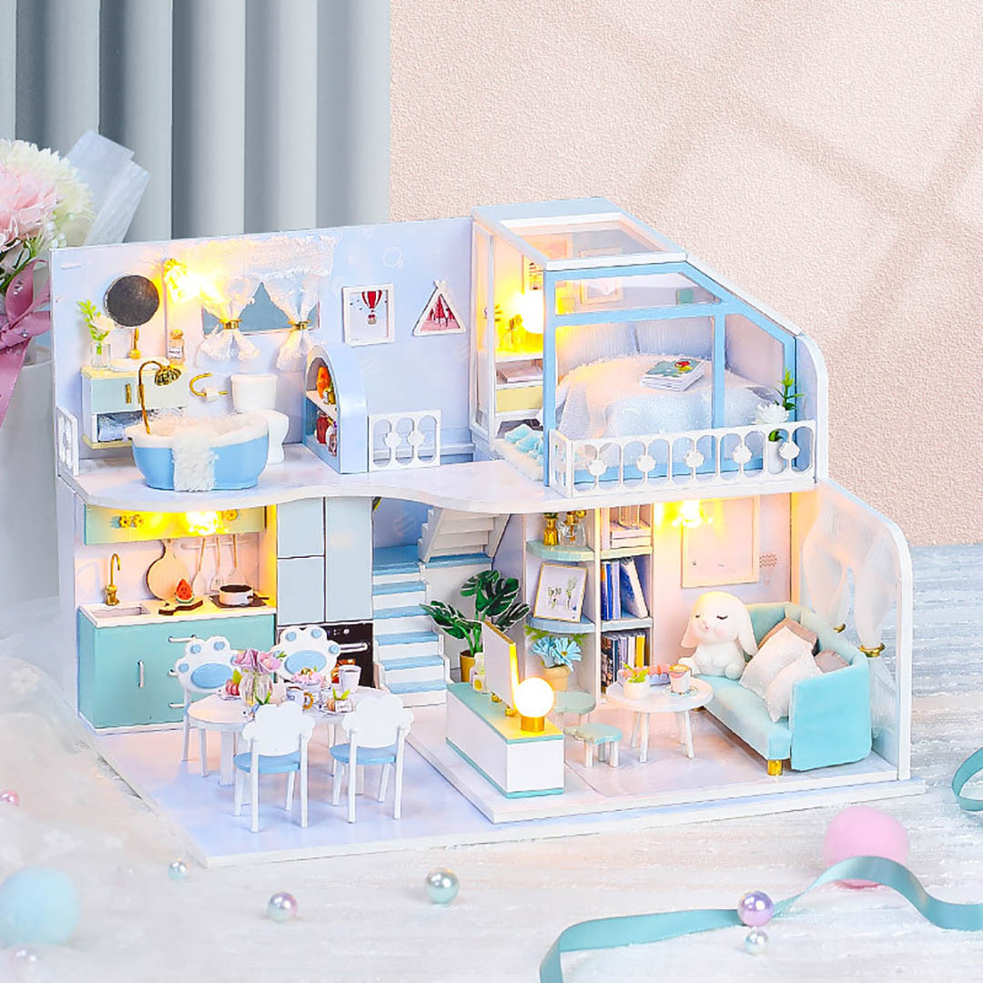 Cozy and Adorable Time DIY Dollhouse Miniature Kit
