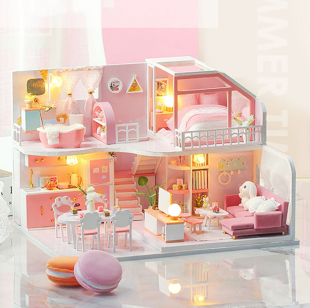 Cozy and Adorable Time DIY Dollhouse Miniature Kit