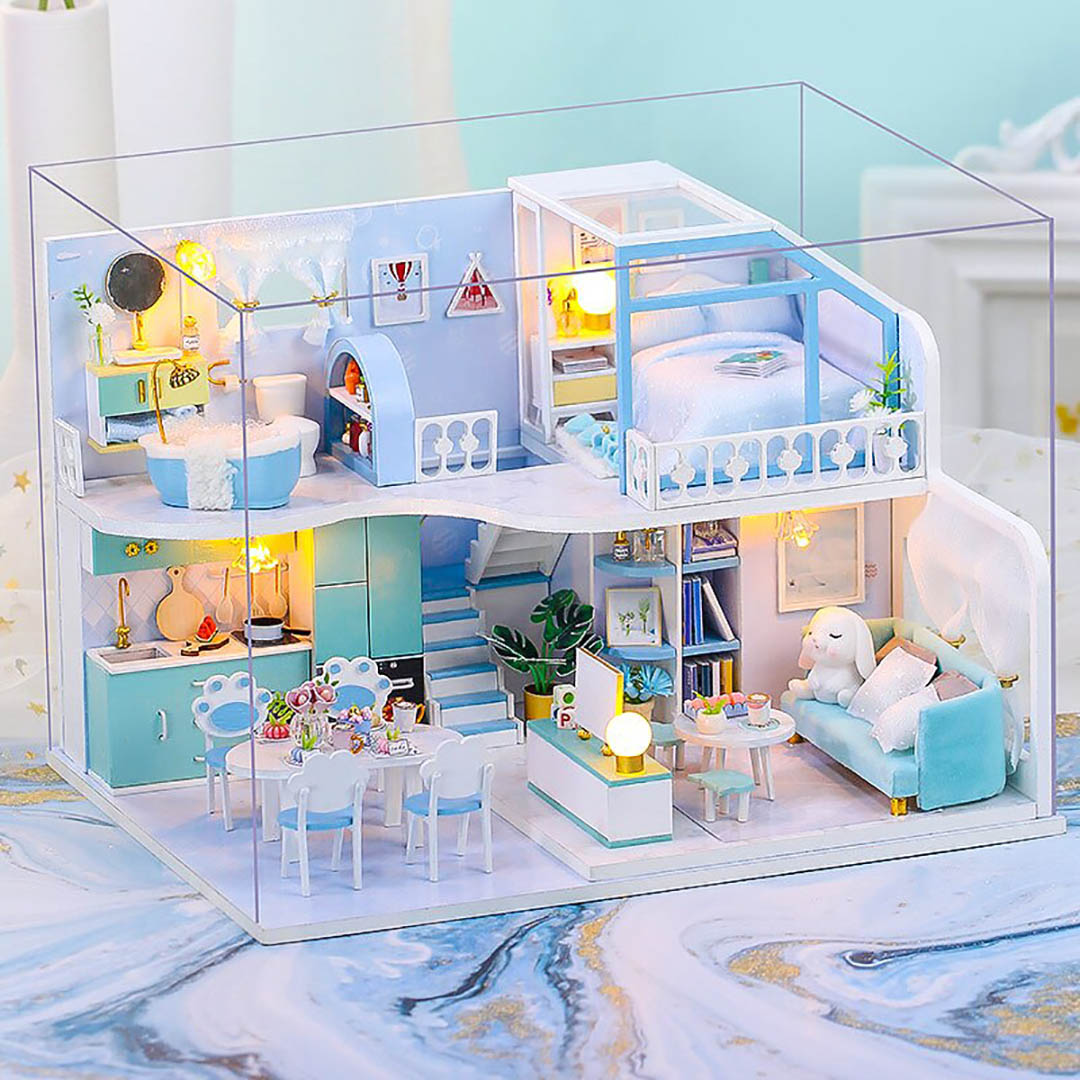 Cozy and Adorable Time DIY Dollhouse Miniature Kit