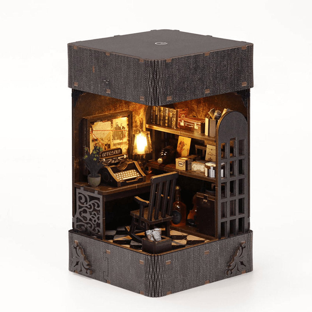 Detective Agency DIY Miniature Dollhouse Kit
