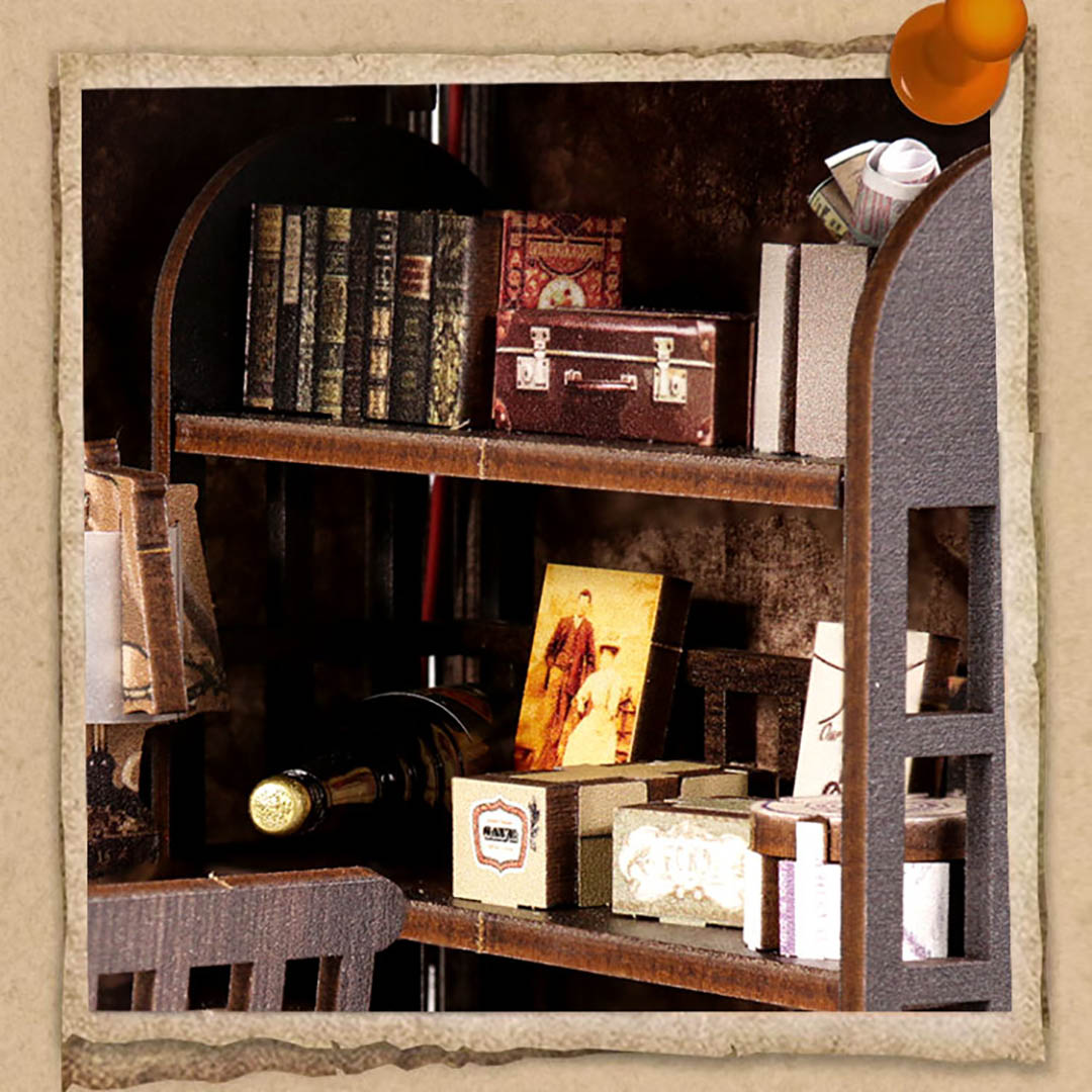 Detective Agency DIY Miniature Dollhouse Kit