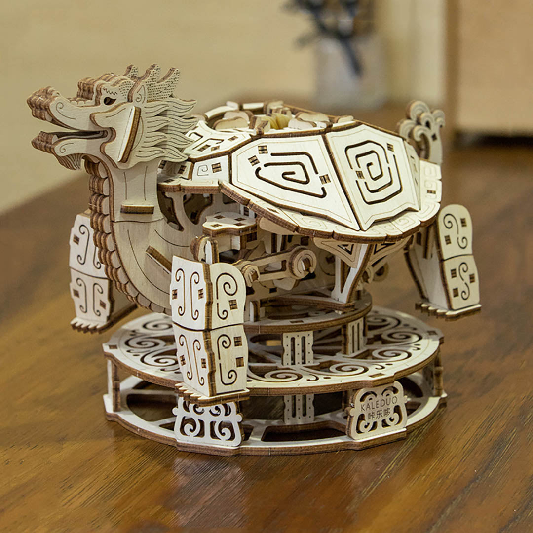 Dragon Turtle Mechanical 3D Wooden Puzzle Model Kit