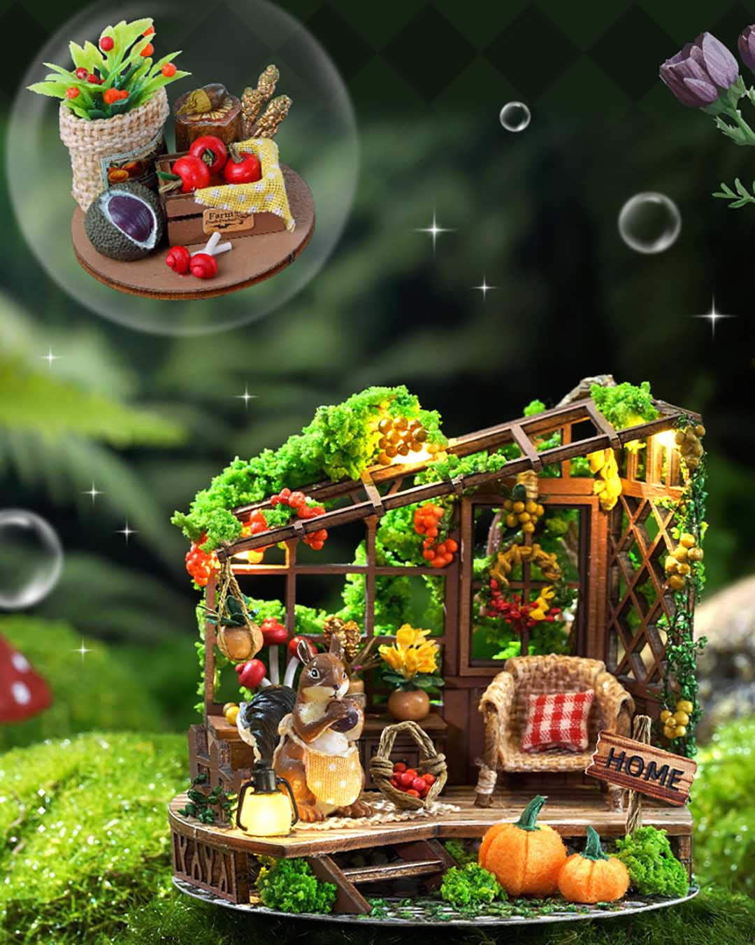 Dream Bottle Series DIY Miniature House Kit Fifijoy Dream bottle series diy miniature house kit fifijoy