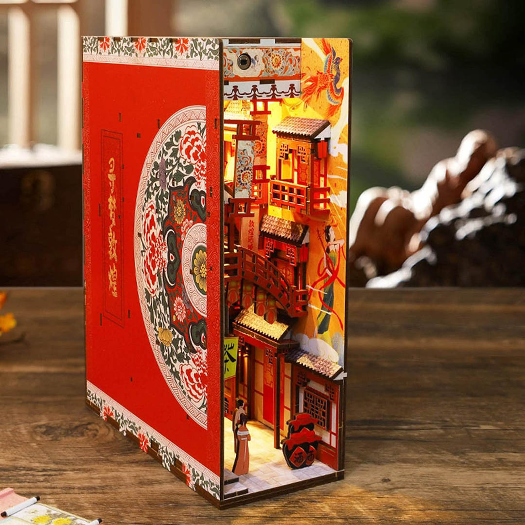 Dreaming of Dunhuang DIY Wooden Book Nook Kit