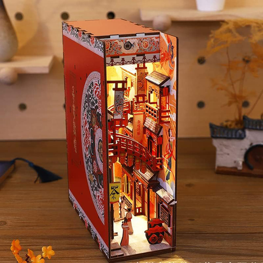 Dreaming of Dunhuang DIY Wooden Book Nook Kit