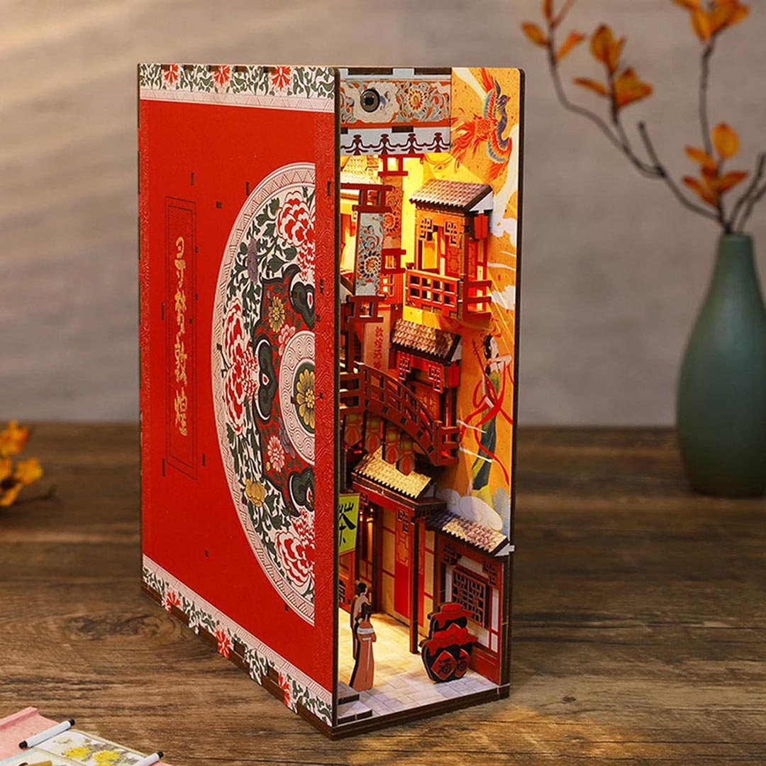 Dreaming of Dunhuang DIY Wooden Book Nook Kit