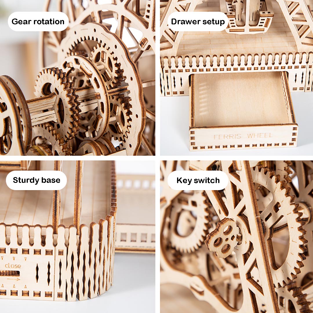 Ferris Wheel 3D Wooden Puzzle
