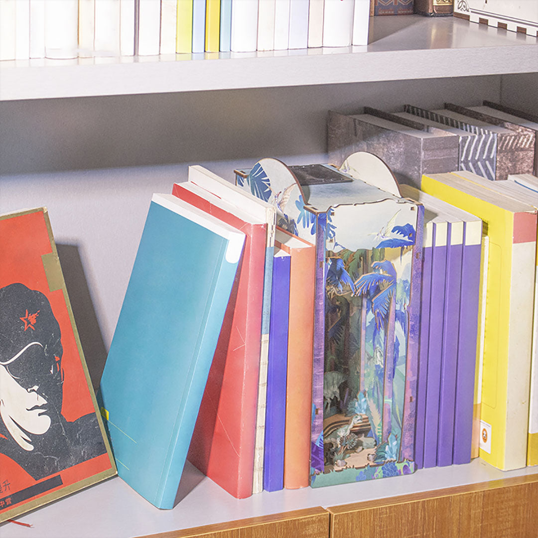 Forest World DIY Wooden Book Nook Shelf Insert – Fifijoy