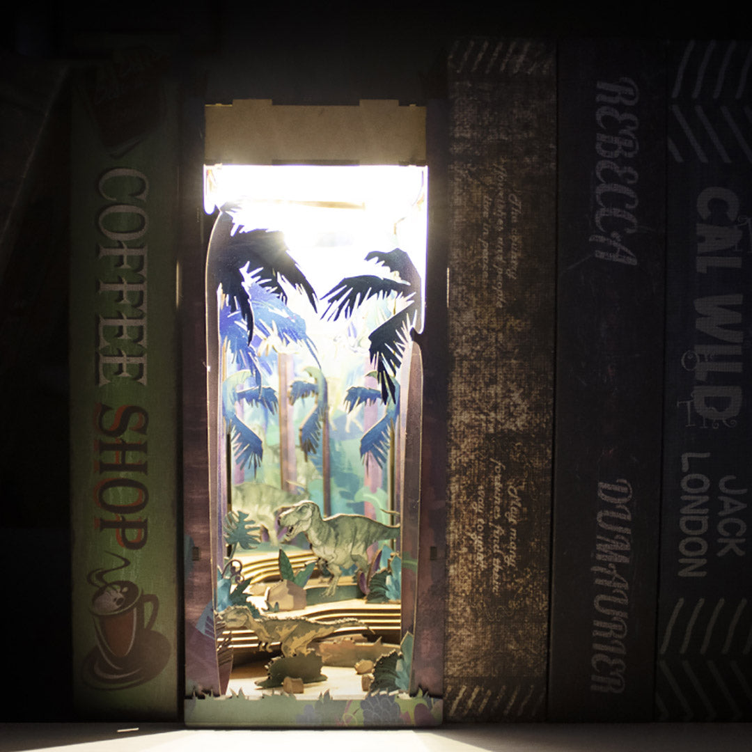 Forest World DIY Wooden Book Nook Shelf Insert – Fifijoy