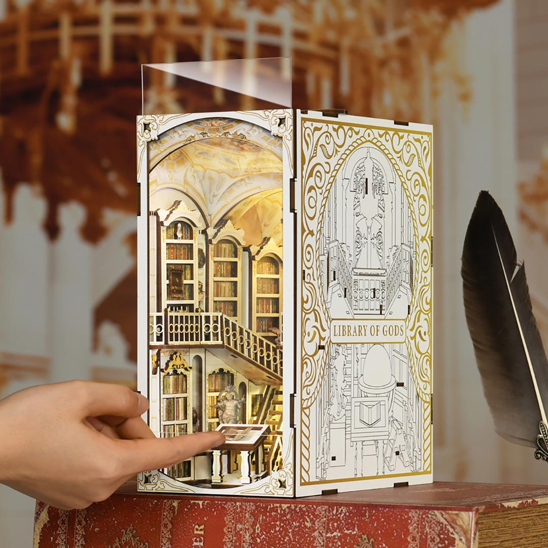 Library of Gods DIY Wooden Book Nook Kit