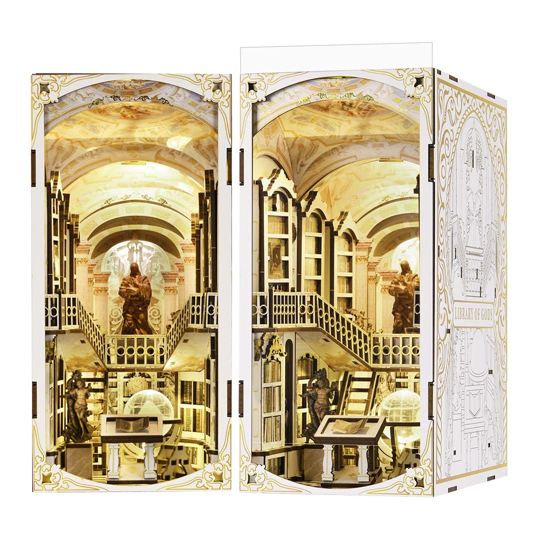 Library of Gods DIY Wooden Book Nook Kit