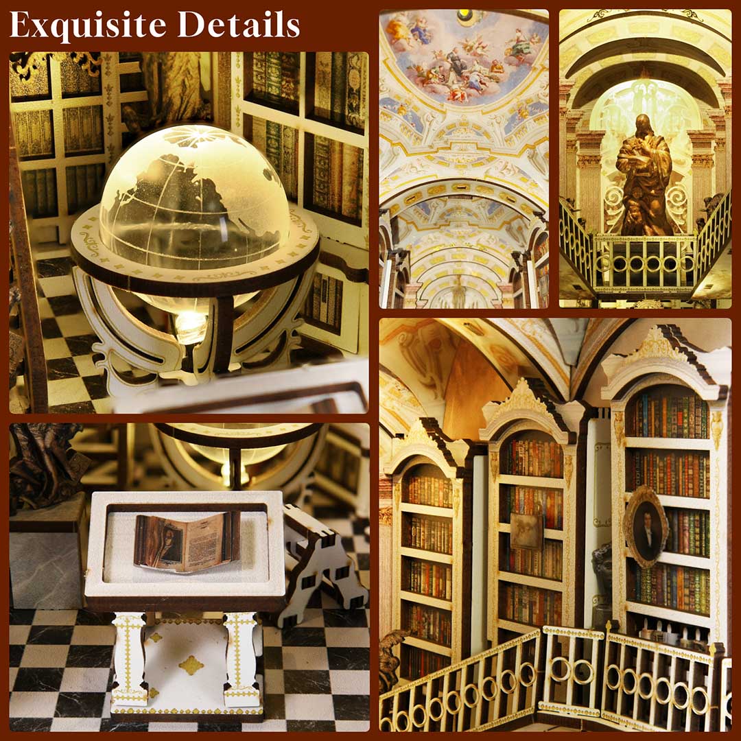 Library of Gods DIY Wooden Book Nook Kit