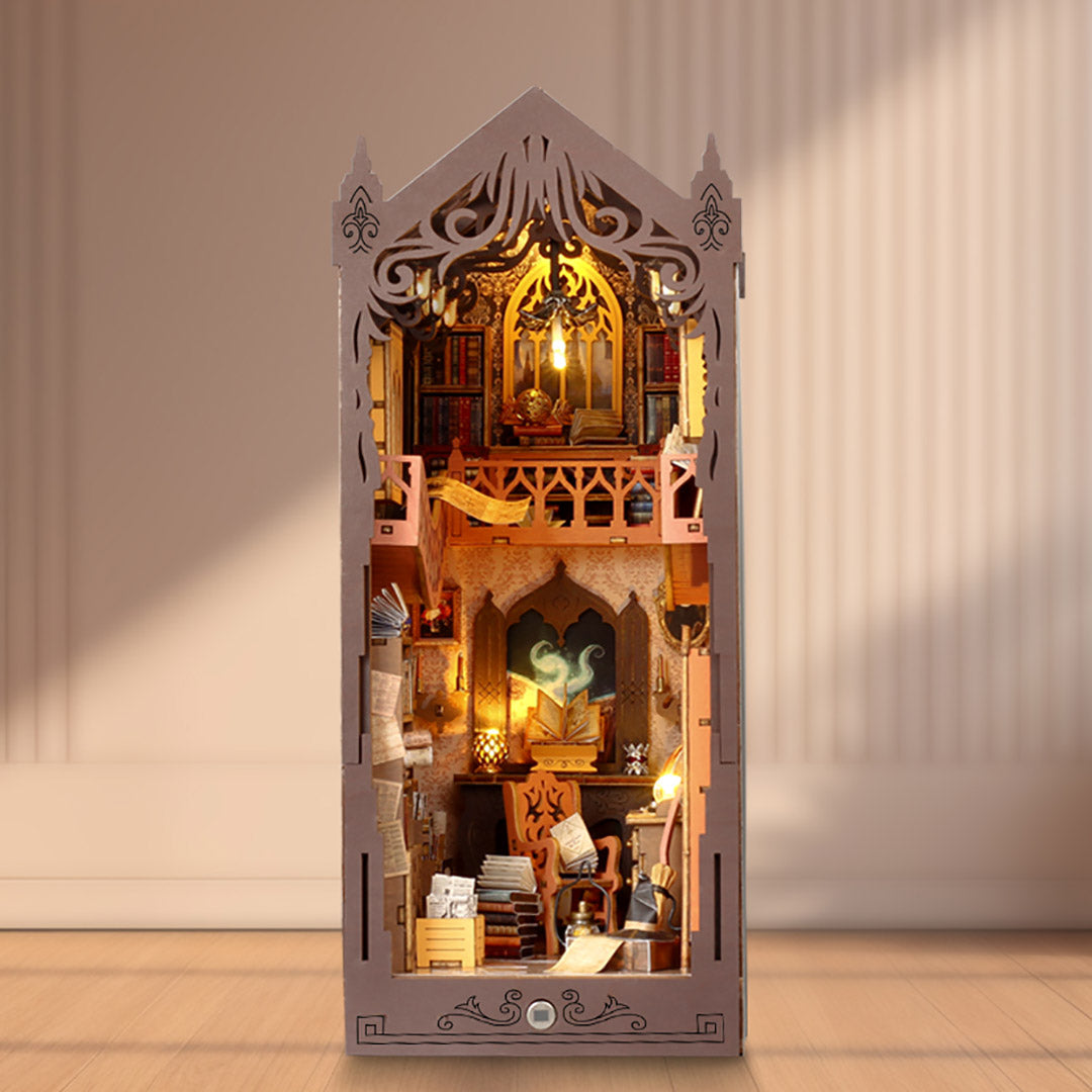 Magic Library Wooden Book Nook Shelf Insert – Fifijoy