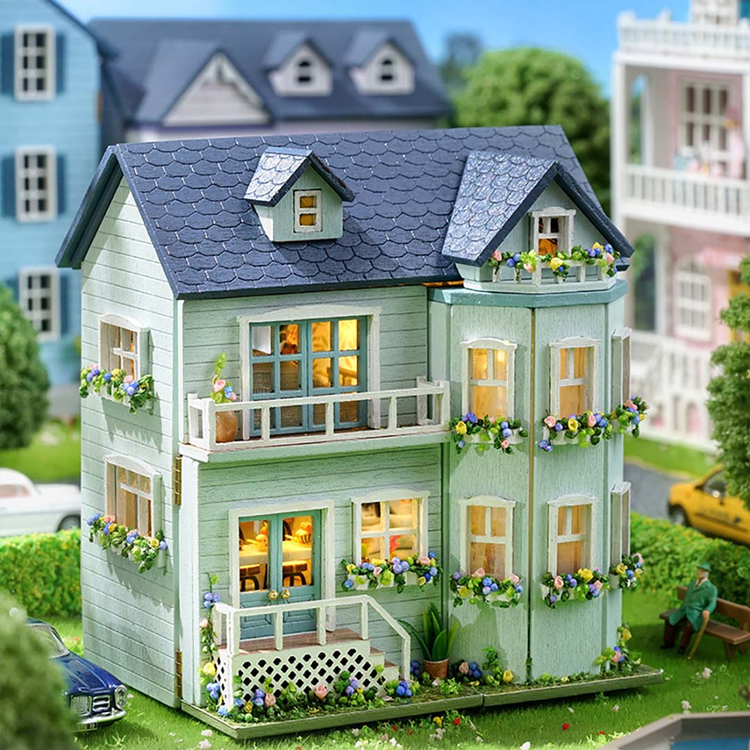 Candy Cake & Milk Tea Shop DIY Miniature House Kit