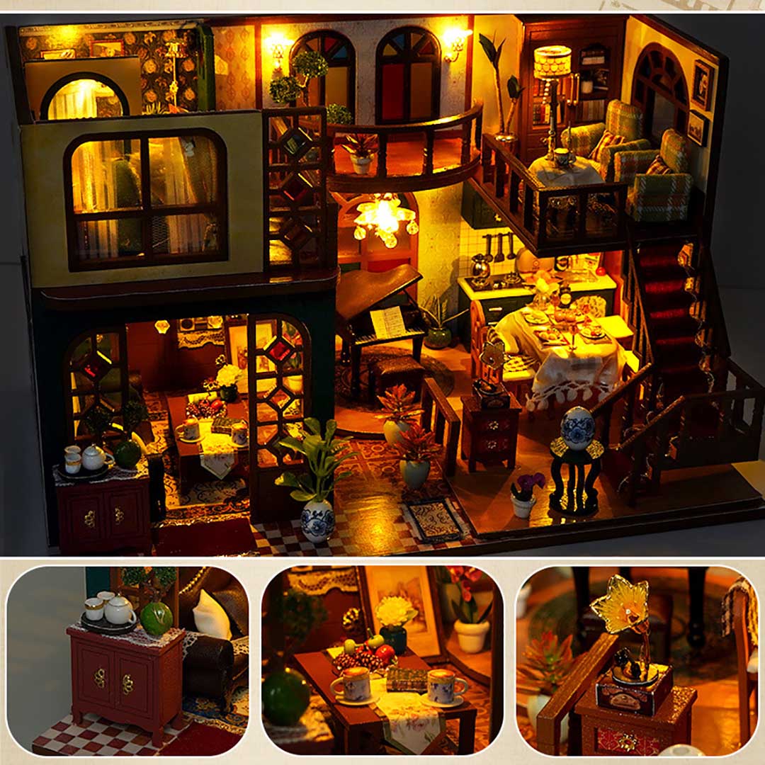 Oriental Charm Villa DIY Miniature Dollhouse Kit – Fifijoy