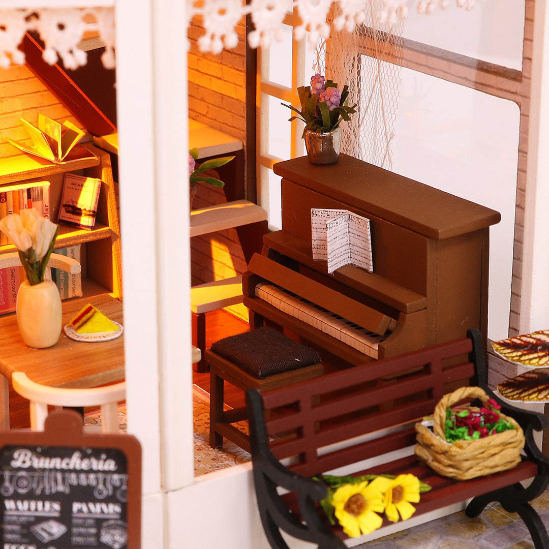 Rainbow Cafe DIY Miniature House Kit