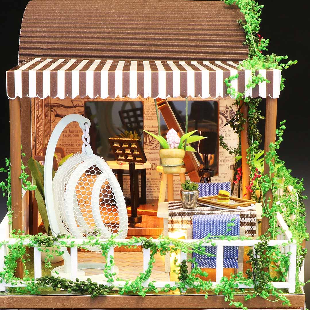 Rainbow Cafe DIY Miniature House Kit