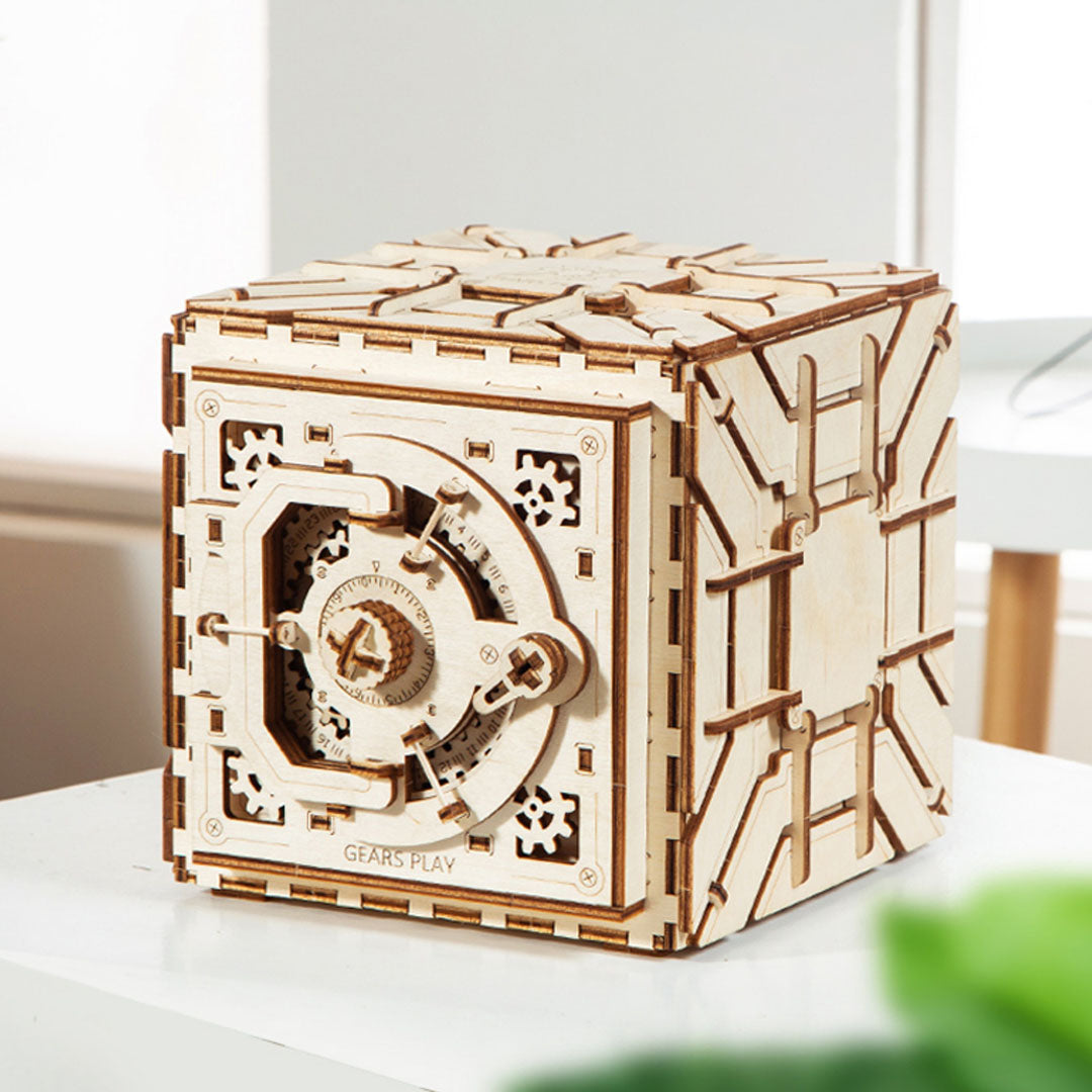 Safe Box Mechanical 3D Wooden Puzzle – Fifijoy