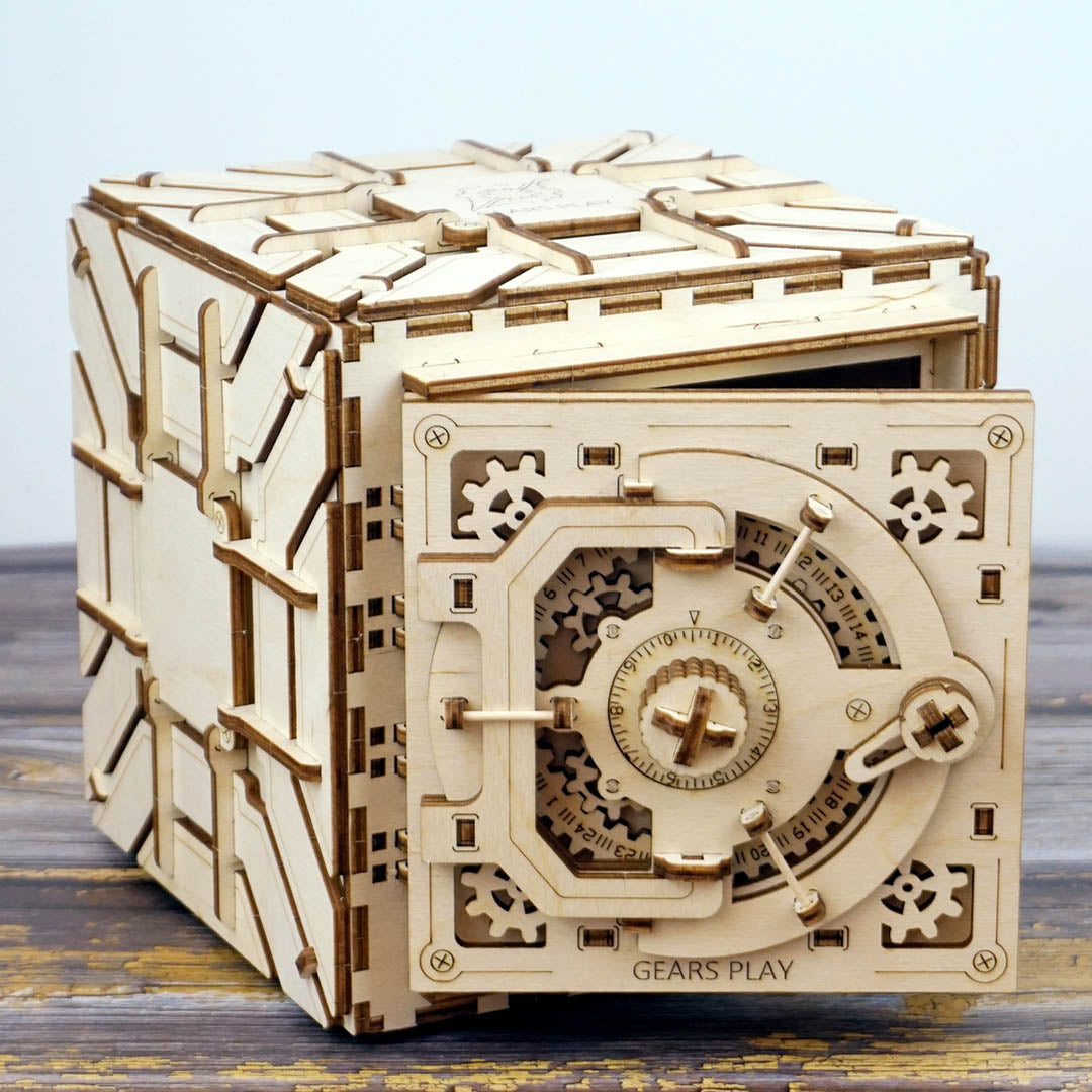 Safe Box Mechanical 3D Wooden Puzzle