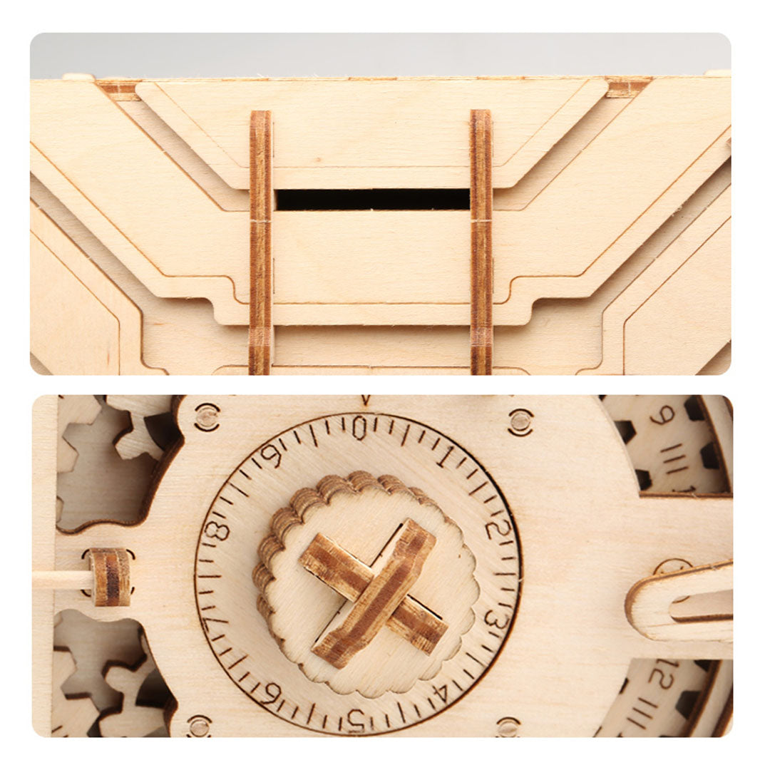 Safe Box Mechanical 3D Wooden Puzzle