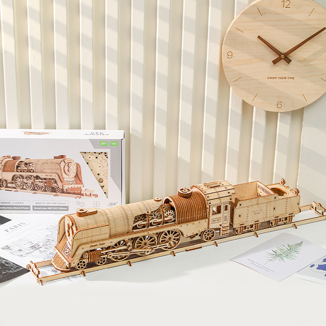 Steam Train 3D Wooden Puzzle