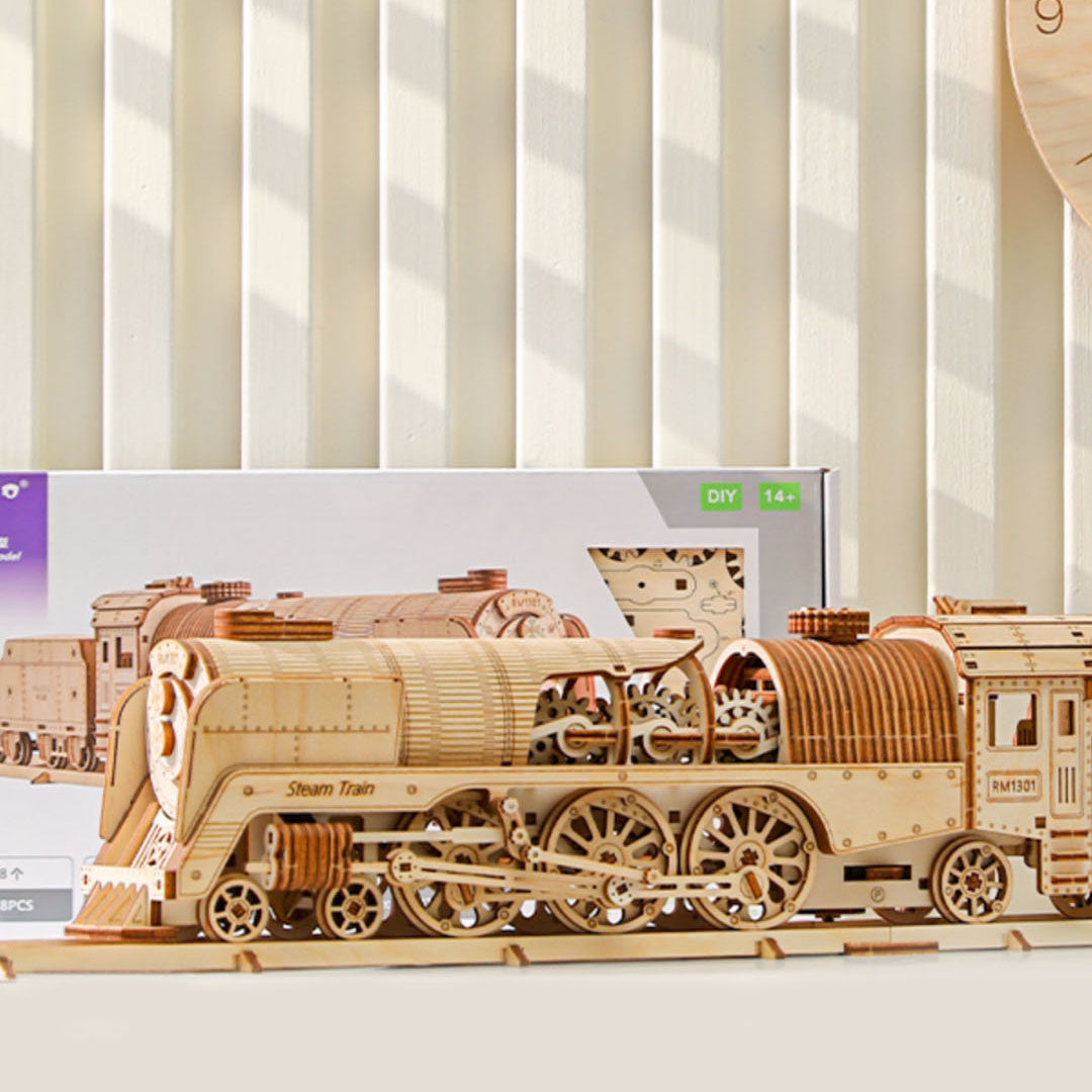 Steam Train 3D Wooden Puzzle