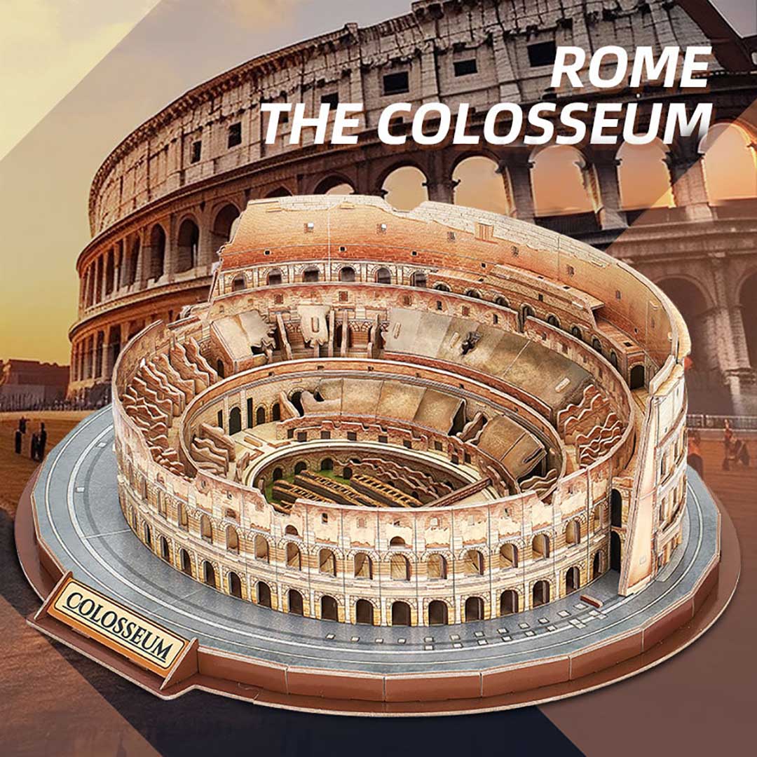 Mini Colloseum Rome Roman Colosseum Model Kit ROMAN COLOSSEUM Paper Model Kit Ancient