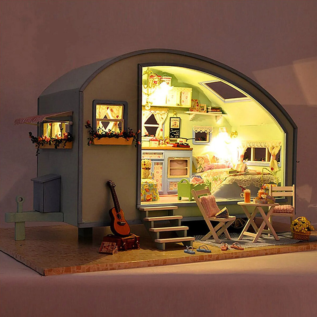 Time Travel DIY Dollhouse Miniature Caravan Fifijoy time-travel-diy-dollhouse-miniature-caravan-fifijoy