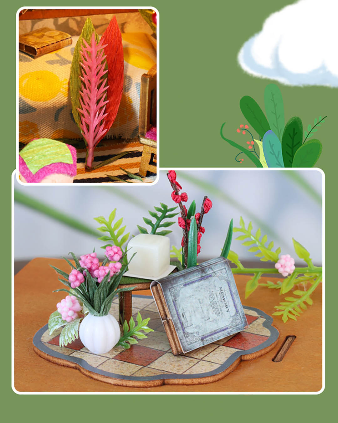 Tiny World Series DIY Miniature House Kit Fifijoy Tiny world series diy miniature house kit fifijoy