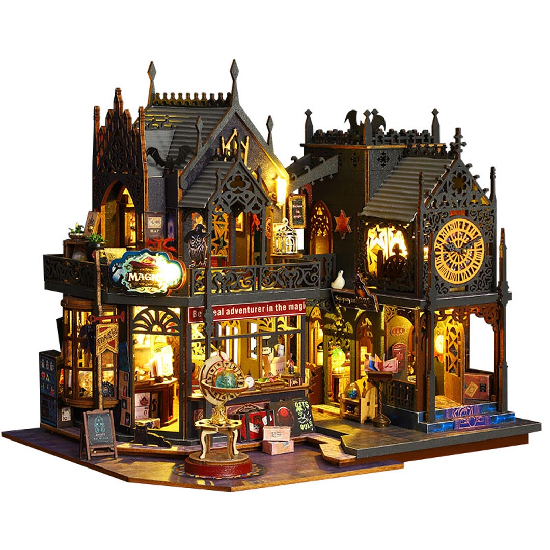 Holo Magic City DIY Miniature Dollhouse Kit