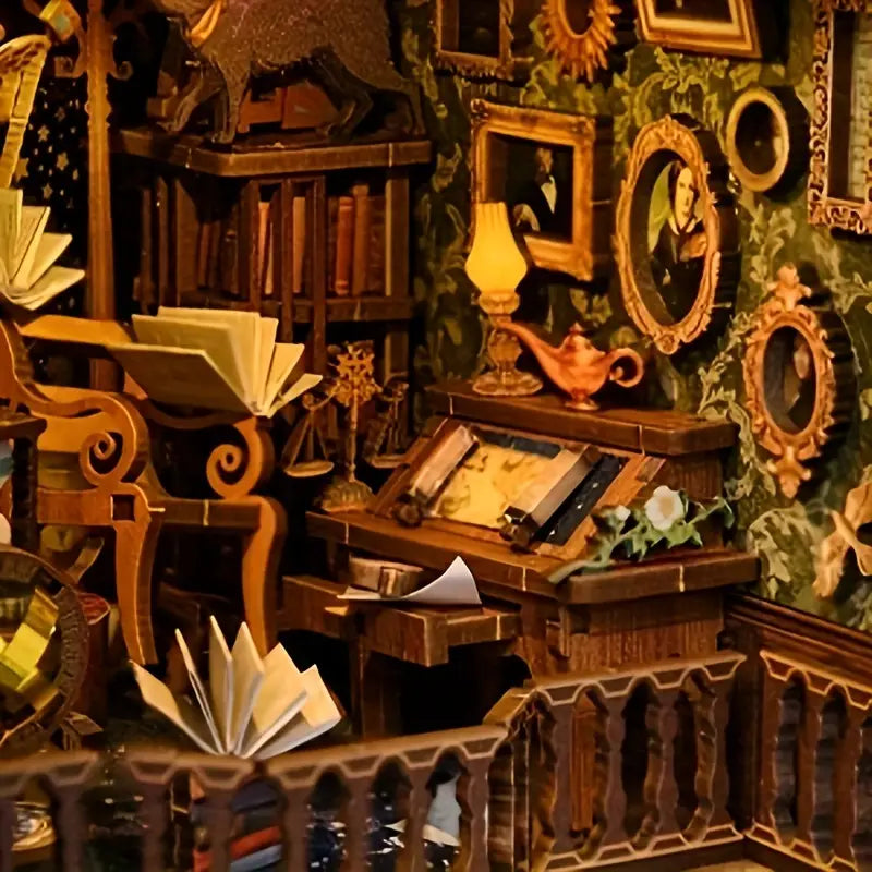 Magic Time Wonder Library DIY Book Nook