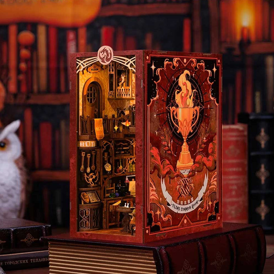 Witches and Wizards Book Nook Bookshelf Art DIY KIT 