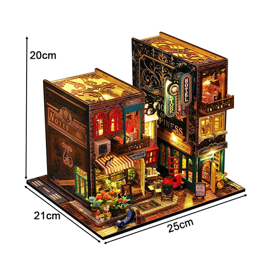 Scarbrough Hotel DIY Wooden Miniature House Kit