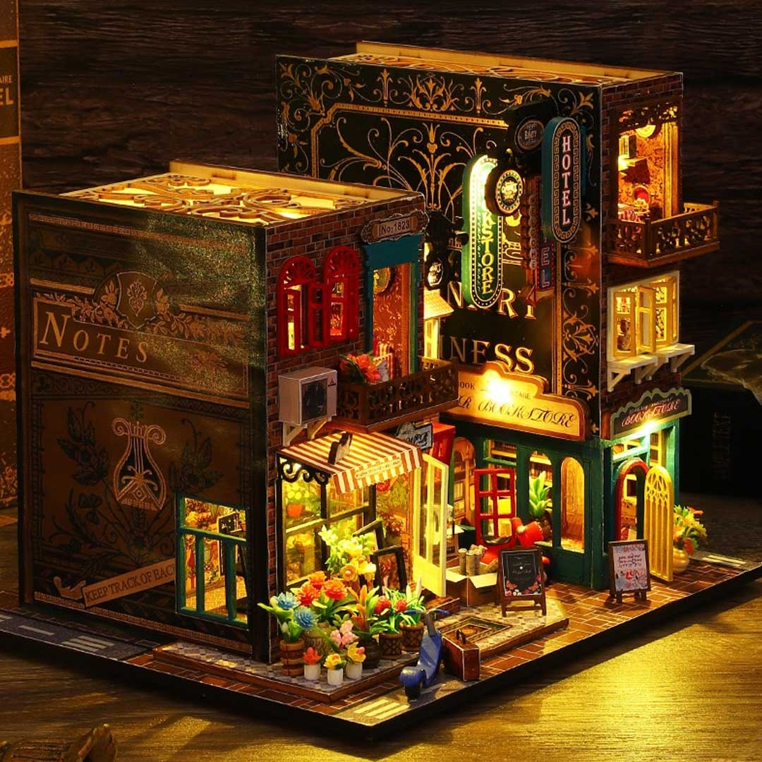 Scarbrough Hotel DIY Wooden Miniature House Kit