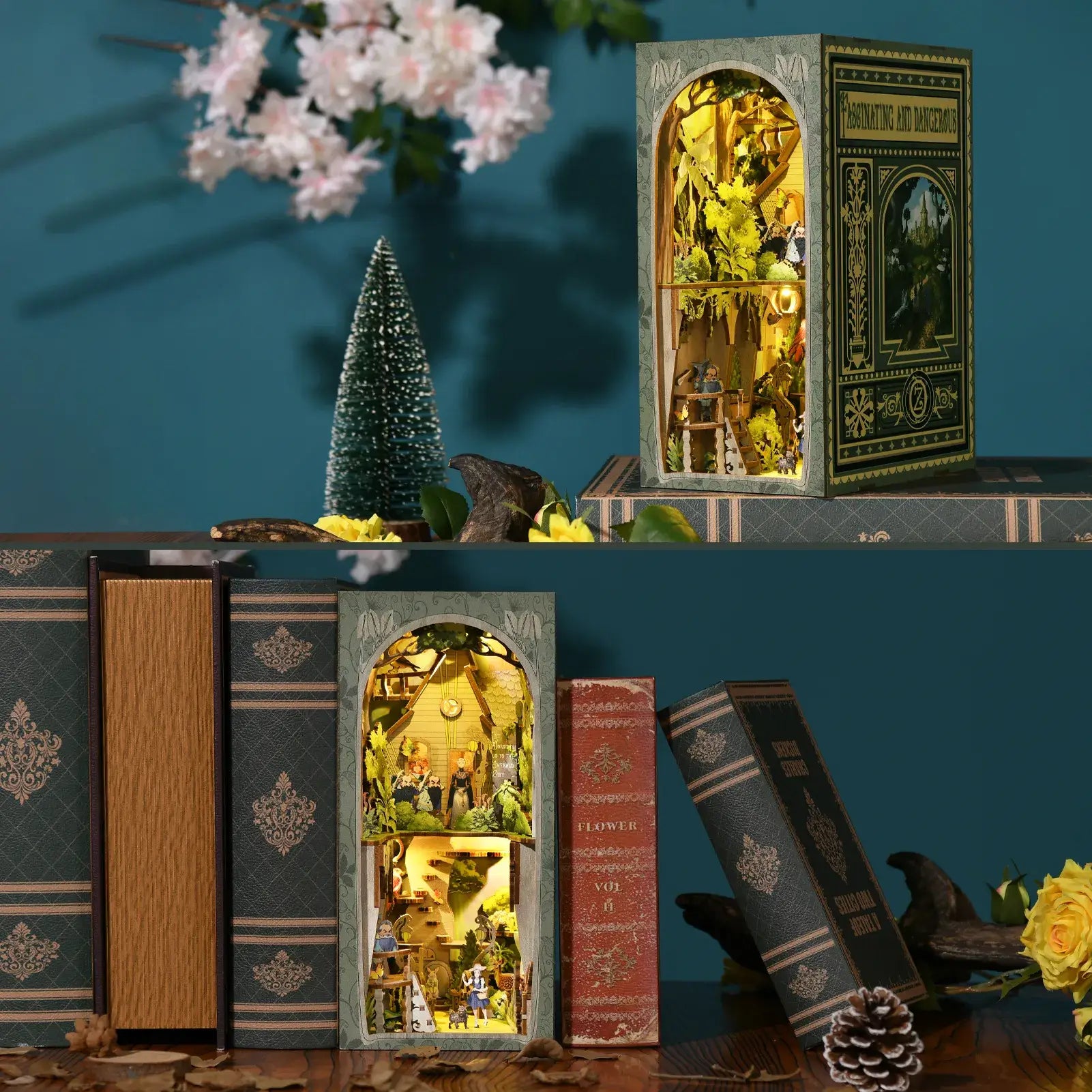 The Wizard of Oz DIY Book Nook Shelf Insert