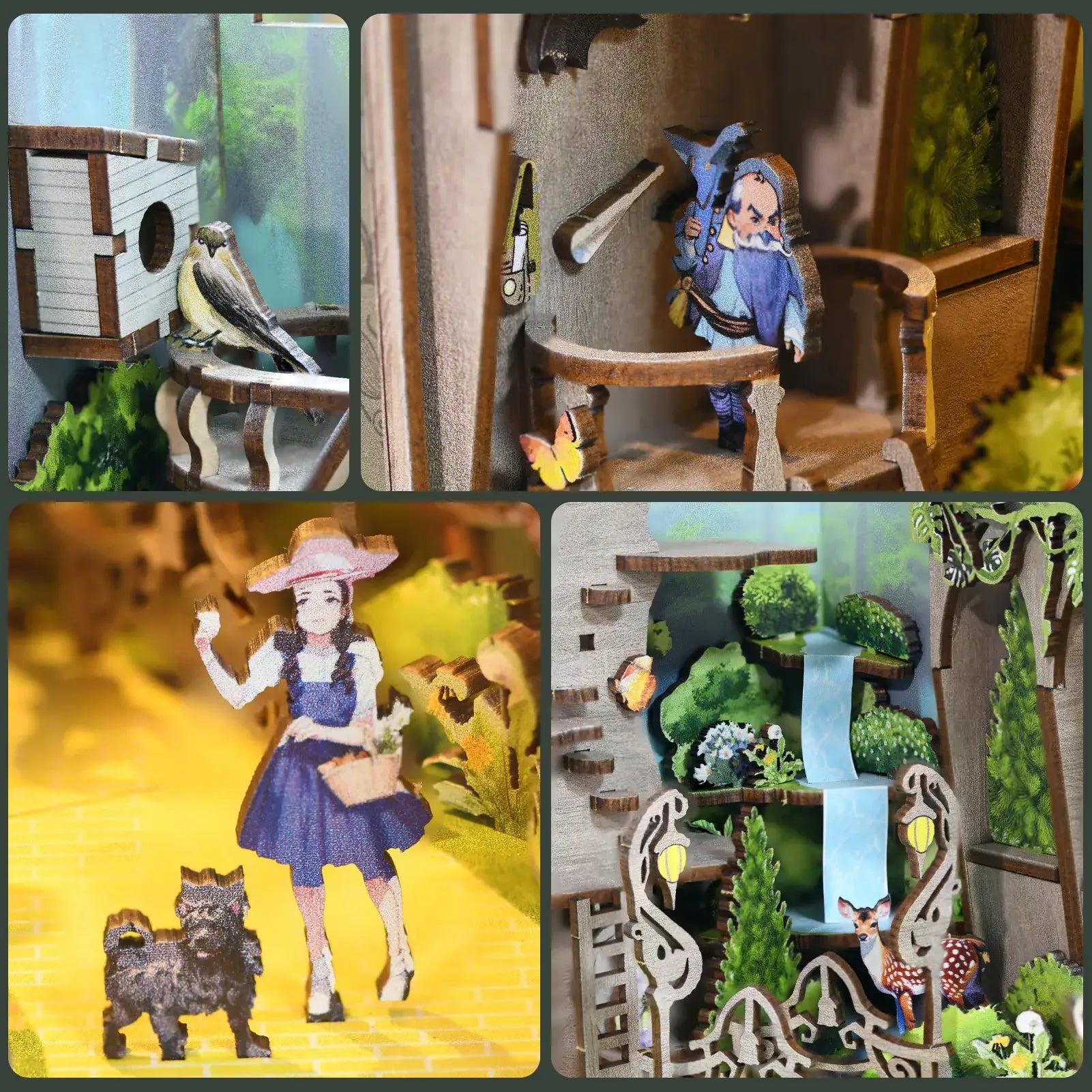 The Wizard of Oz DIY Book Nook Shelf Insert