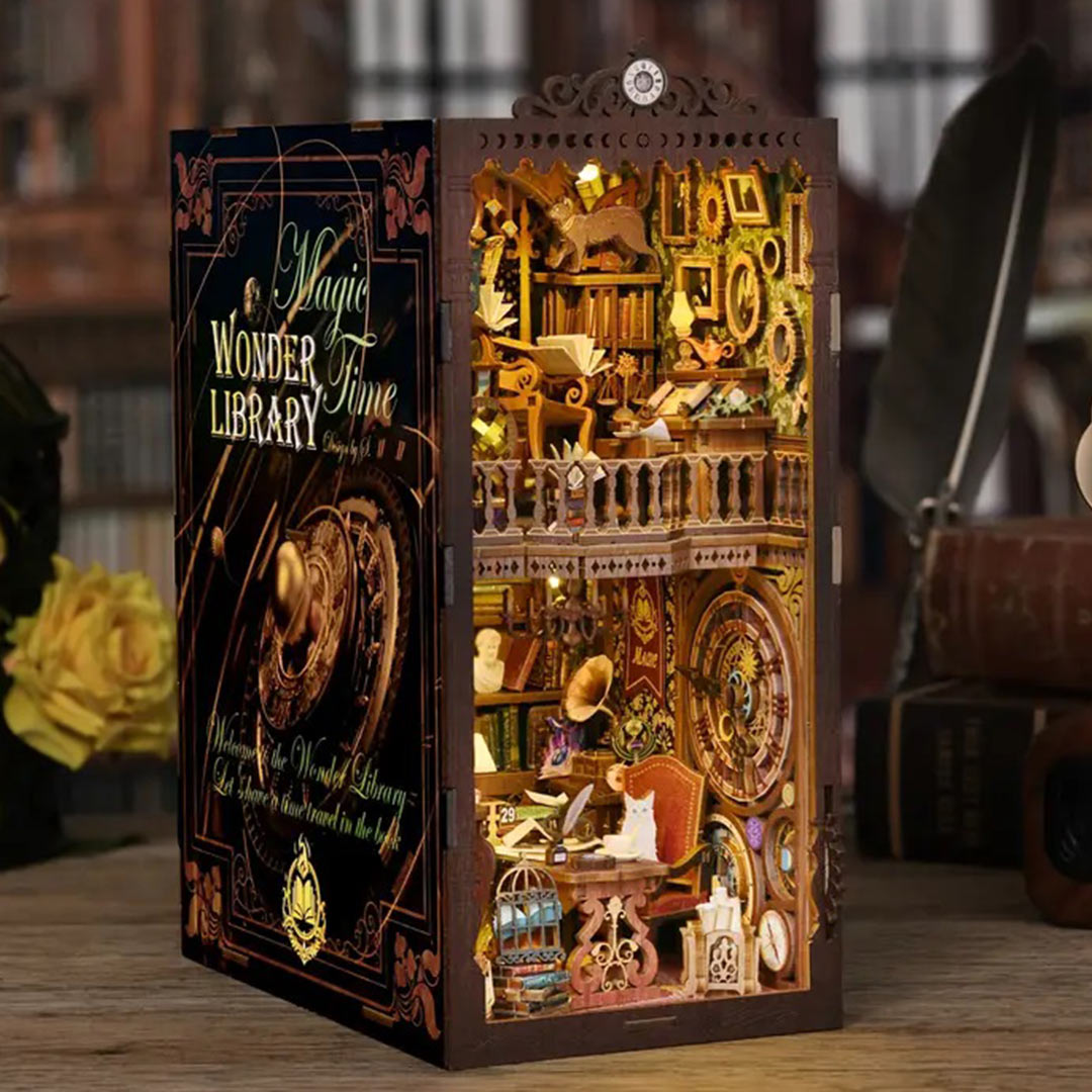 Magic Time Wonder Library DIY Book Nook