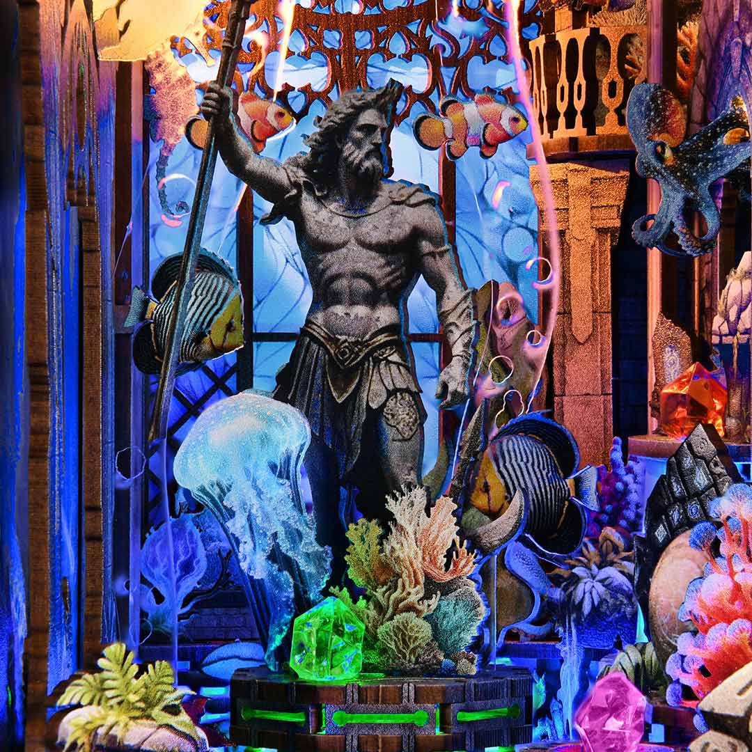 Atlantis DIY Wooden Book Nook Shelf Insert