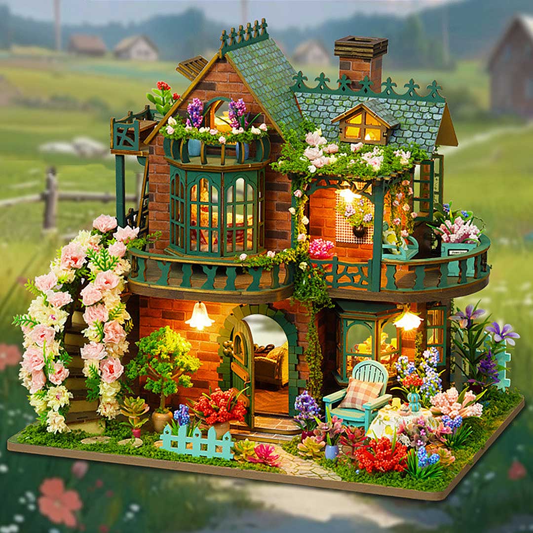 Fairy Garden DIY Wooden Miniature House Kit