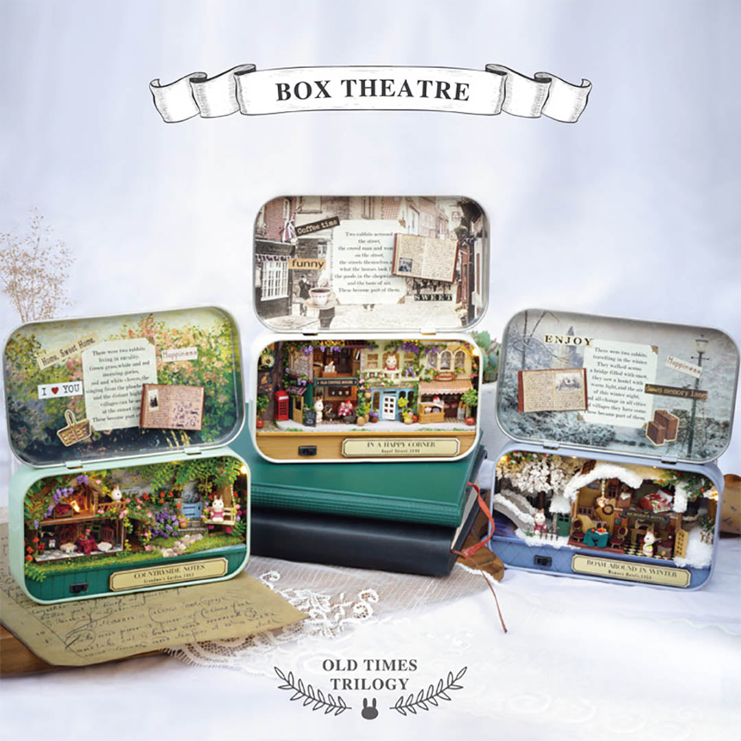 Box Theatre DIY Miniature Kit - Old Times Trilogy