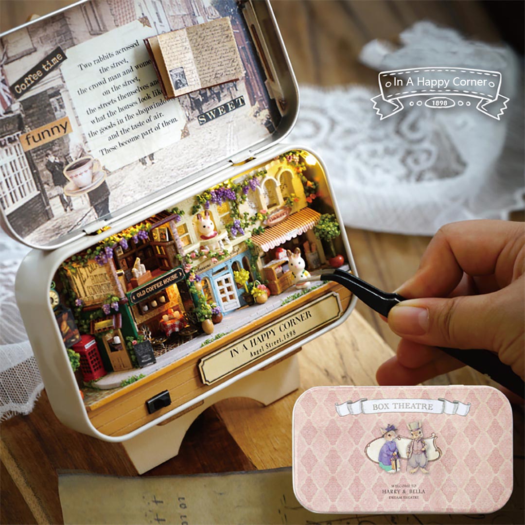 Box Theatre DIY Miniature Kit - Old Times Trilogy