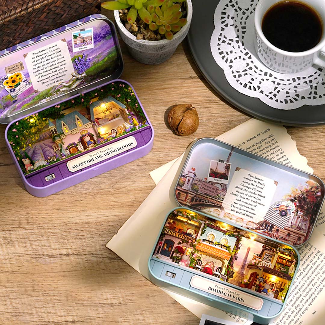 Box Theatre DIY Miniature Kit - Travel Trilogy