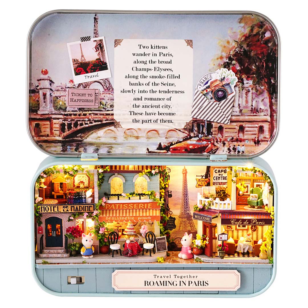 Box Theatre DIY Miniature Kit - Travel Trilogy