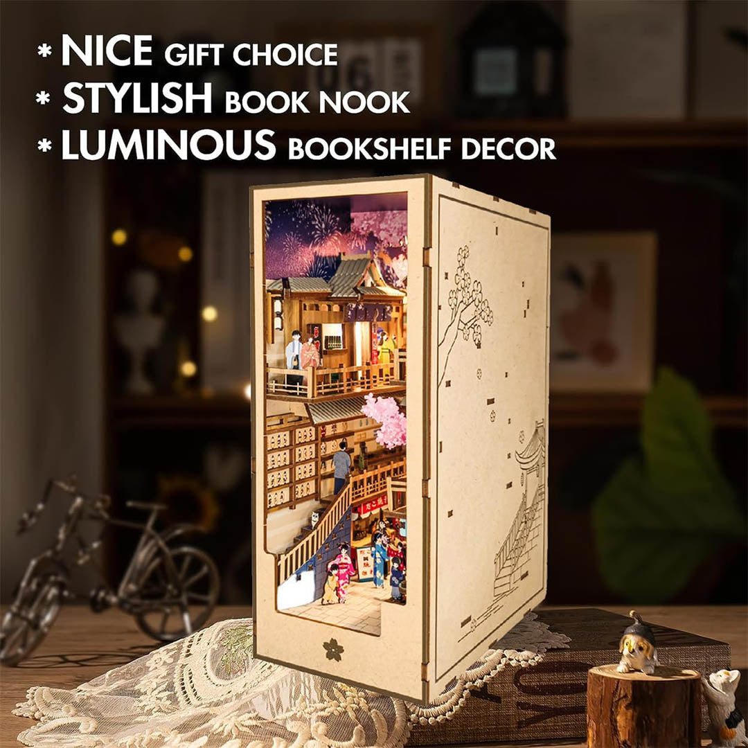 Festival Night Tour Wooden Book Nook Kit