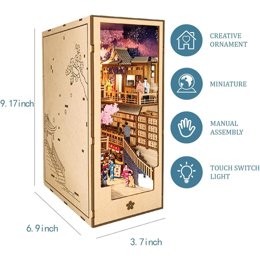 Festival Night Tour Wooden Book Nook Kit