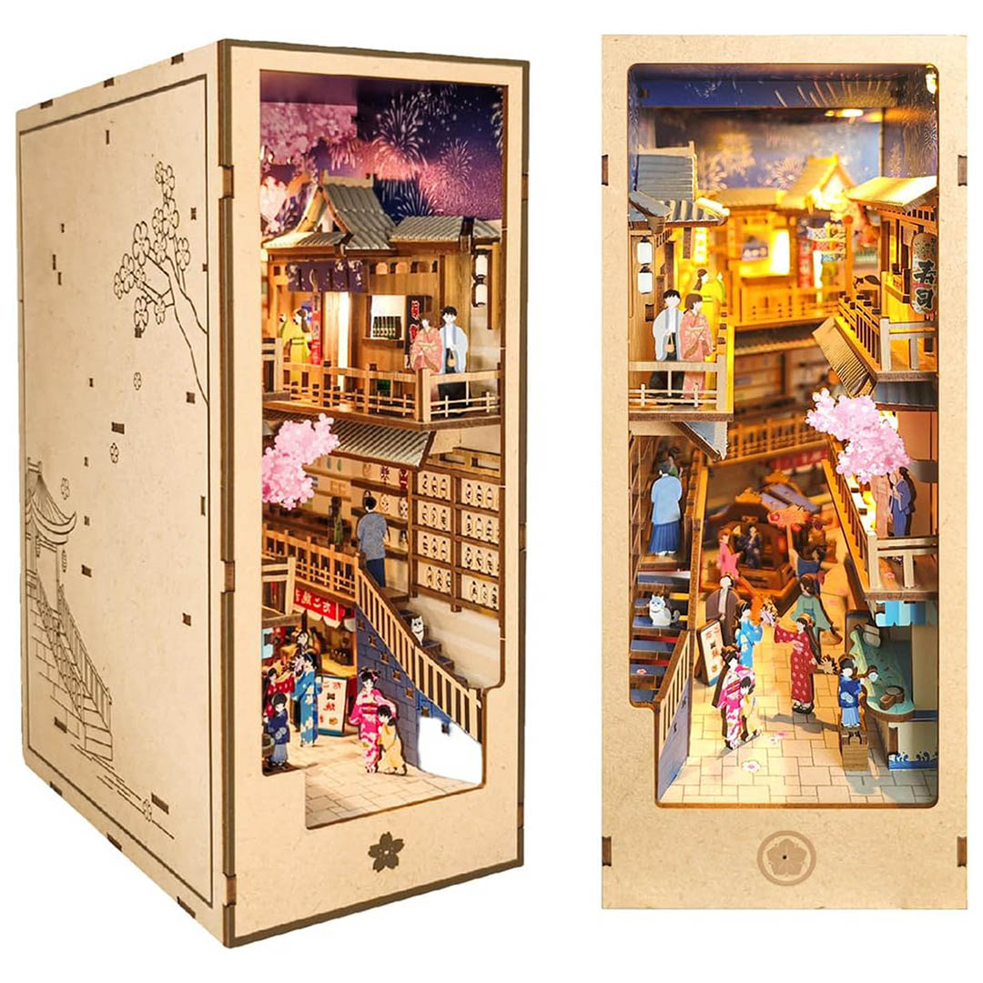 Festival Night Tour Wooden Book Nook Kit